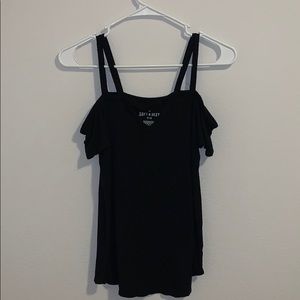 American eagle cold shoulder top